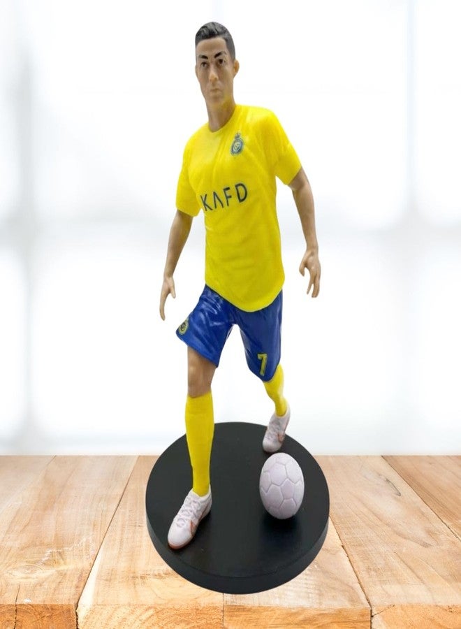 ماياترا مجسم لاعب كرة القدم من ماياترا - رونالدو إصدار PG 18 سم - مجسم رياضي لمحبي كرة القدم والأطفال وهواة الجمع - تصميم مفصل، مثالي للعرض والإهداء (النمط 2) - Image 3